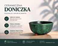 Mała doniczka ceramiczna HANDMADE
