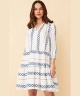 Śliczna markowa sukienka tunika F&F UK 20 EUR 48 100% cotton MADE IN INDIA