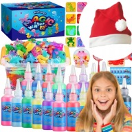 ZESTAW KREATYWNY DZIECI EDUKACYJNY DIY ŻELOWE MAGICZNE FIGURKI WODNE KOLORY