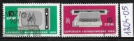 Znaczki Pocztowe Niemcy DDR Kasowane..1204-05..1966 r