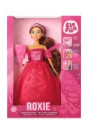 ROXIE KREATORKA MODY Lalka w długiej różowej sukni akcesoria ELEFUN 3+