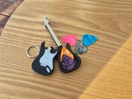 Brelok na kostki gitarowe Stratocaster