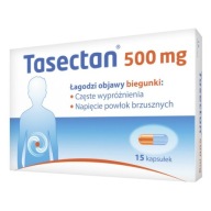 Kapsułki Valeant Tasectan 500 mg 15 szt. przeciwbiegunkowe