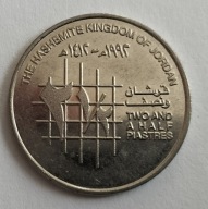 moneta Jordania 2 1/2 piastra 1996