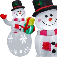 BAŁWAN NADMUCHIWANY ŚWIECĄCY DUŻY POMPOWANY LED 150CM DMUCHANIEC JUMIHOME