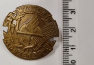 Odznaka PRL „Wzorowy Sprzedawca” – handel, przypinka pracownicza