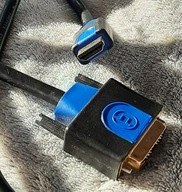 Kabel cyfrowy Logilink HDMI DVI 2 metry używany 2 razy