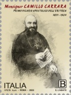 Włochy 2025 Znaczek 4753 ** biskup Erytrea Afryka katolicyzm