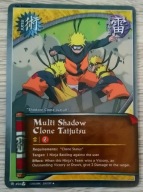 Karta Naruto CCG Jutsu Multi Shadown Clone Taijutsu - J-454