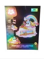 Klocki Elefun Fantasy Collection Tęczowy Tort 3D 226 el. Micro Klocki 6+