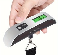 Srebrna Waga Bagażowa z Termometrem – Do 50kg!