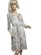 TARANKO SUKIENKA zwiewna szyfonowa w kwiatki 34