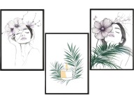 Zestaw 3 plakatów, plakaty 30x40cm