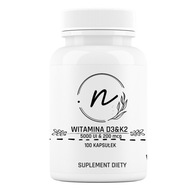 NaturePRO Witamina D3 + K2 5000 IU 200 mcg 100 kapsułki