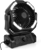 Wiatrak 20000mAh LED i Powerbankiem Przenośny Wentylator Biurkowy z Pilotem