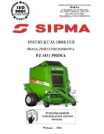 SIPMA PZ 1832 Prima - instrukcja obsługi prasy zniennokomorowej (2016)