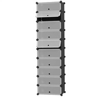 ORGANIZER NA BUTY PÓŁKA STOJAK REGAŁ PUDEŁKA POJEMNIKI SZAFKA 10 POJEMNIKÓW