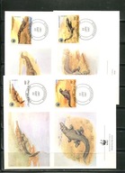 A51418)WWF-FDC Gady i Plazy: Kongo 1063 - 1066
