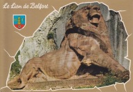 FRANCJA - BELFORT - KAMIENNY LEW - HERB