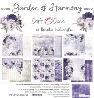 Zestaw papierów GARDEN OF HARMONY 30,5x30,5 Craft O'Clock.