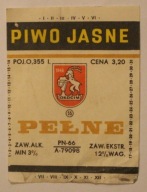 ETYKIETA - PIWO JASNE PEŁNE - BROWAR OKOCIM
