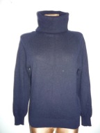 GOLF granatowy 100% WOOL CIEPLY 40 42