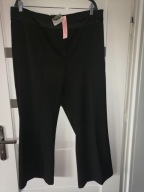 SPODNIE DAMSKIE MATERIAŁOWE KANT CZERŃ SAVOIR 48 4XL