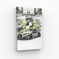 Obraz Płótno 30x40cm BMW M4 G82 WideBody Sport Tuning Design Prezent Hit