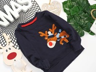 Świąteczna bluza renifer r 86