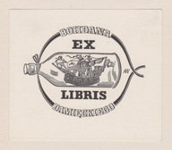 Wajwód Antoni Exlibris Bohdana Damięckiego ekslibris sygnowany ołówkiem