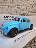 METALOWY VOLKSWAGEN GARBUS RESORAK MATCHBOX HOT WHEELS RETRO STALOWY BEETLE