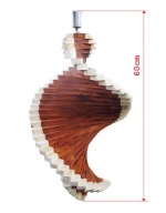 Świderek kręciołek wiatrak ozdoba ogrodowa 60cm