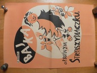 1957 PRL PLAKAT BAJKA O PSOTNYM STRASZYDEŁKU