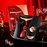 Masażer do twarzy szyi 3w1 ujędrniający upiększający wibracyjny lifting 4D