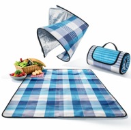 Koc Plenerowy Piknikowy Mata Plażowa z Izolacją Składany Wodoodporny 200 cm
