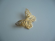 BROSZKA MOTYL MOTYLEK STAL NIERDZEWNA