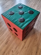 Mega kostka pufa 50x50x50 do grania siedzenia stolik