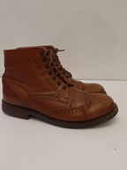 BOTKI Palanco 173MA BUTY MĘSKIE ZA KOSTKE SKÓRZANE brogue brogsy OXFORDY