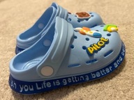 KLAPKI DZIECIĘCE OGRODOWE BASENOWE PLAŻOWE PIANKOWE MISIE GRANATOWE 24