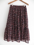 Spódnica Mila Flowers M/L Stone Skirts kwiatki midi z podszewką i gumką
