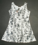 DJT_Cudna SUKIENKA_ecri palmy delikatna jersey JEDYNA NOWA_42