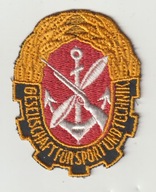 NRD paramilitarna organizacja sportowa naszywka haft 8x6 cm