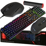 Zestaw klawiatura i myszka gamingowa LED USB
