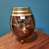 Vintage, Piękne kryształowe jajo, Bohemia