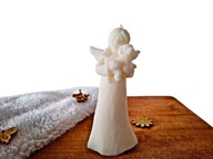 Świeczki sojowe Anioł Stróż, prezent świeczki Anioł z pieskiem, Aniołki