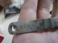 Wengrow Węgrów okupacyjny kolczyk krowi II Wojna Światowa Zabytek