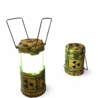 Lampka LED Reaktor Nuklearny Zielona Night Light Gaming Dekoracja Biurko