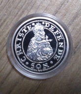 SREBRNE MONETA GROSZ GDAŃSKI OBLĘŻNICZY 1577 replika 2009