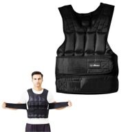 KAMIZELKA OBCIĄŻENIOWA REGULOWANA DO ĆWICZEŃ Z OBCIĄŻENIEM - GymBeam 20 kg