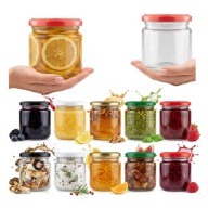Słoik 200ml + WIECZKO Fi66 DŻEM PRZETWORY PASZTET KONFITURA DESERY 12SZTUK